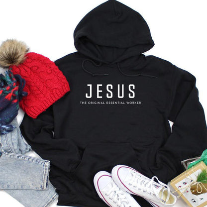 Jesus Essential Worker Hoodie